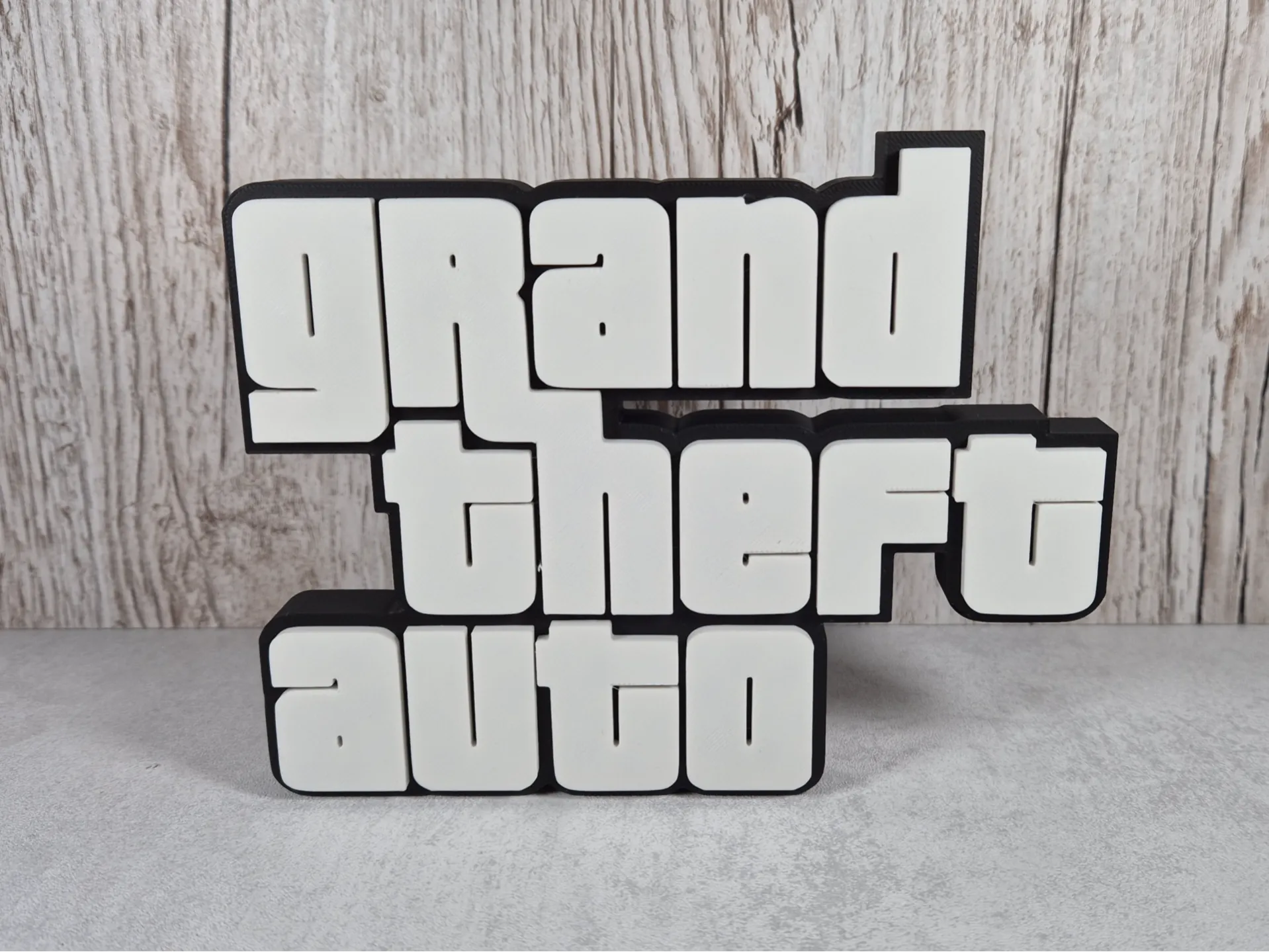 Grand Theft Desk Sign